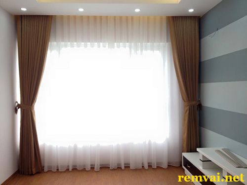 Rèm vải ore cho cửa sổ giá rẻ ở Hà Nội mã RV 145